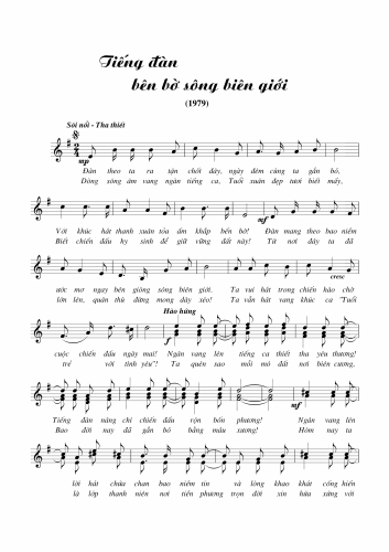 Tiếng Đàn Bên Bờ Sông Biên Giới